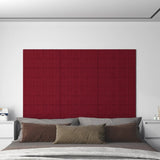 Panneaux muraux Vidaxl 12 ST 2,16 M² 60x30 cm VELVET VEL RED