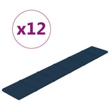 Panele ścienne vidaxl 12 St 1,62 m² 90x15 cm Velvet Blue