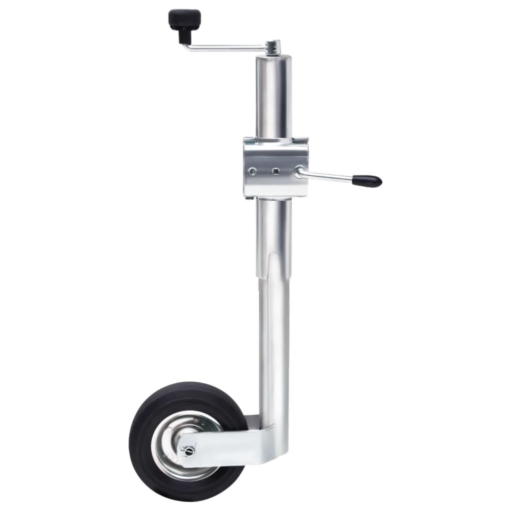 Vidaxl Roue à nez avec une pince divisée 60 mm en acier galvanisé