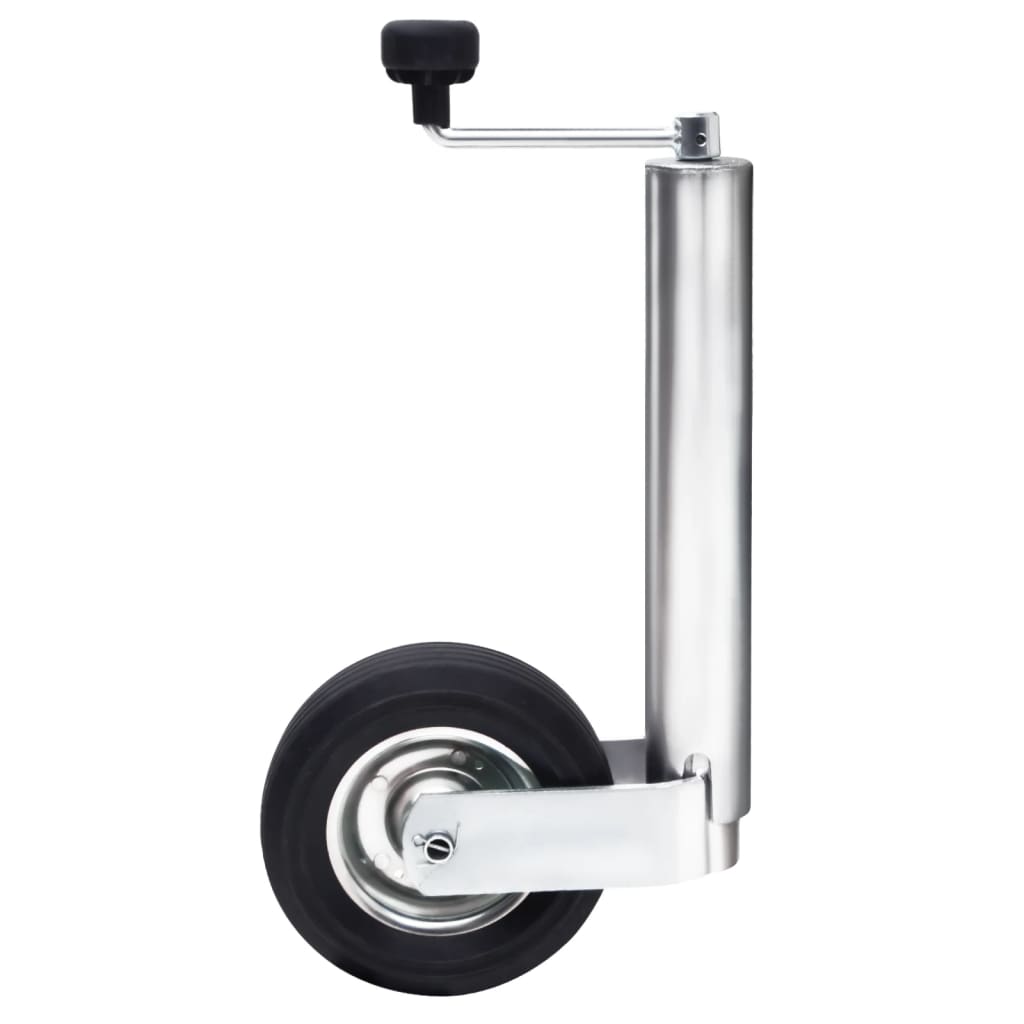 Vidaxl Roue à nez avec une pince divisée 60 mm en acier galvanisé