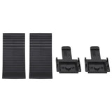 Blocs de roue vidaxl 2 ST 25x10x11,5 cm Plastique