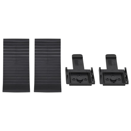 Blocs de roue vidaxl 2 ST 25x10x11,5 cm Plastique