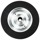 Roue vidaxl pour le volant Ø20x5 cm en caoutchouc solide et acier