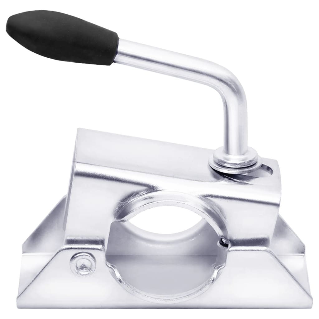 Croids de roue à nez vidaxl 2 pcs 13,5x6,5x14 cm en acier galvanisé