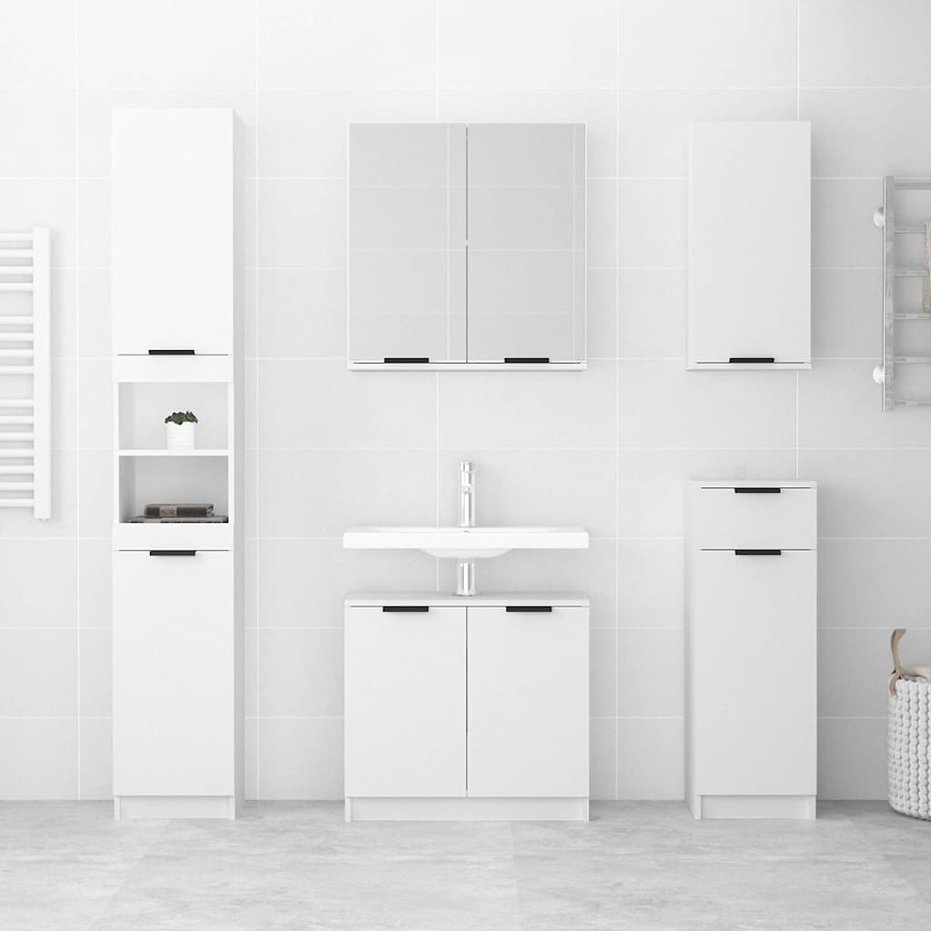 Vidaxl badkamerkast wandgemonteerd 32x20x67 cm wit