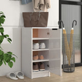 Kabinet boty Vidaxl 30x35x70 cm Vlastní dřevo High Gloss White