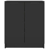 Vidaxl Shoe Cabinet 59x35x70 cm Property Wood Black