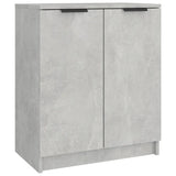 Armoire à chaussures Vidaxl 59x35x70 cm Betongrij en bois transformé