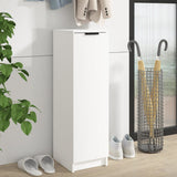 VidaXL Shoe cabinet 30x35x100 cm Processed Wood White