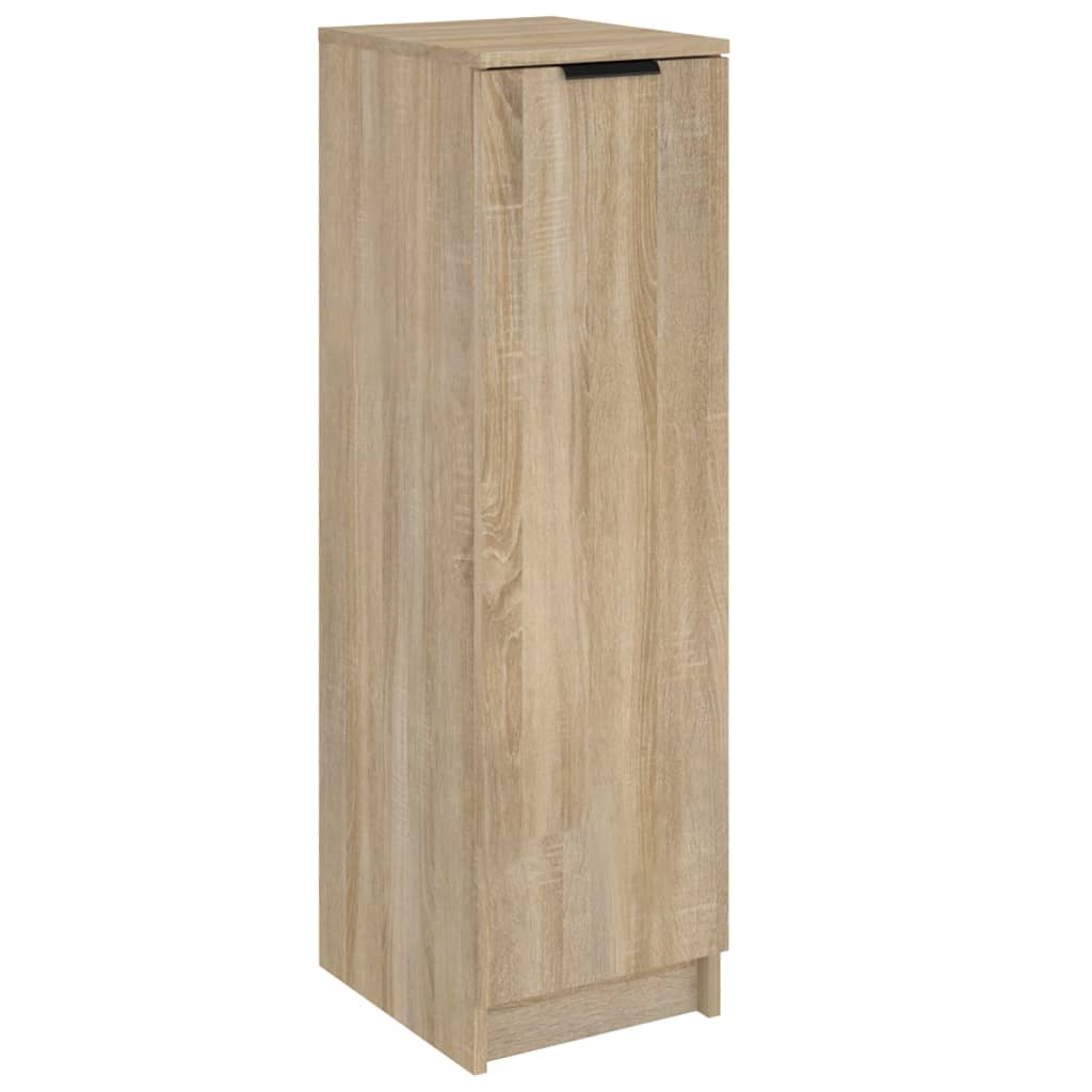 Armoire à chaussures Vidaxl 30x35x100 cm en bois de bois de chêne sonoma coloré