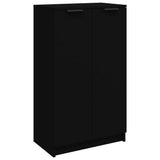 VidaXL Shoe cabinet 59x35x100 cm Properted Wood Black