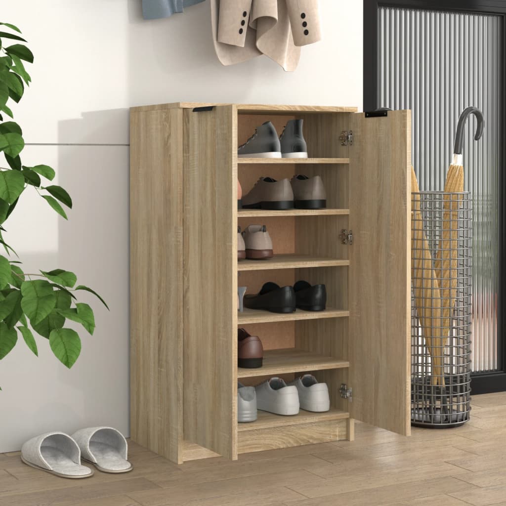 Vidaxl Schong Cabinet 59x3X100 cm veraarbechte Holz Sonoma Oakfaarf