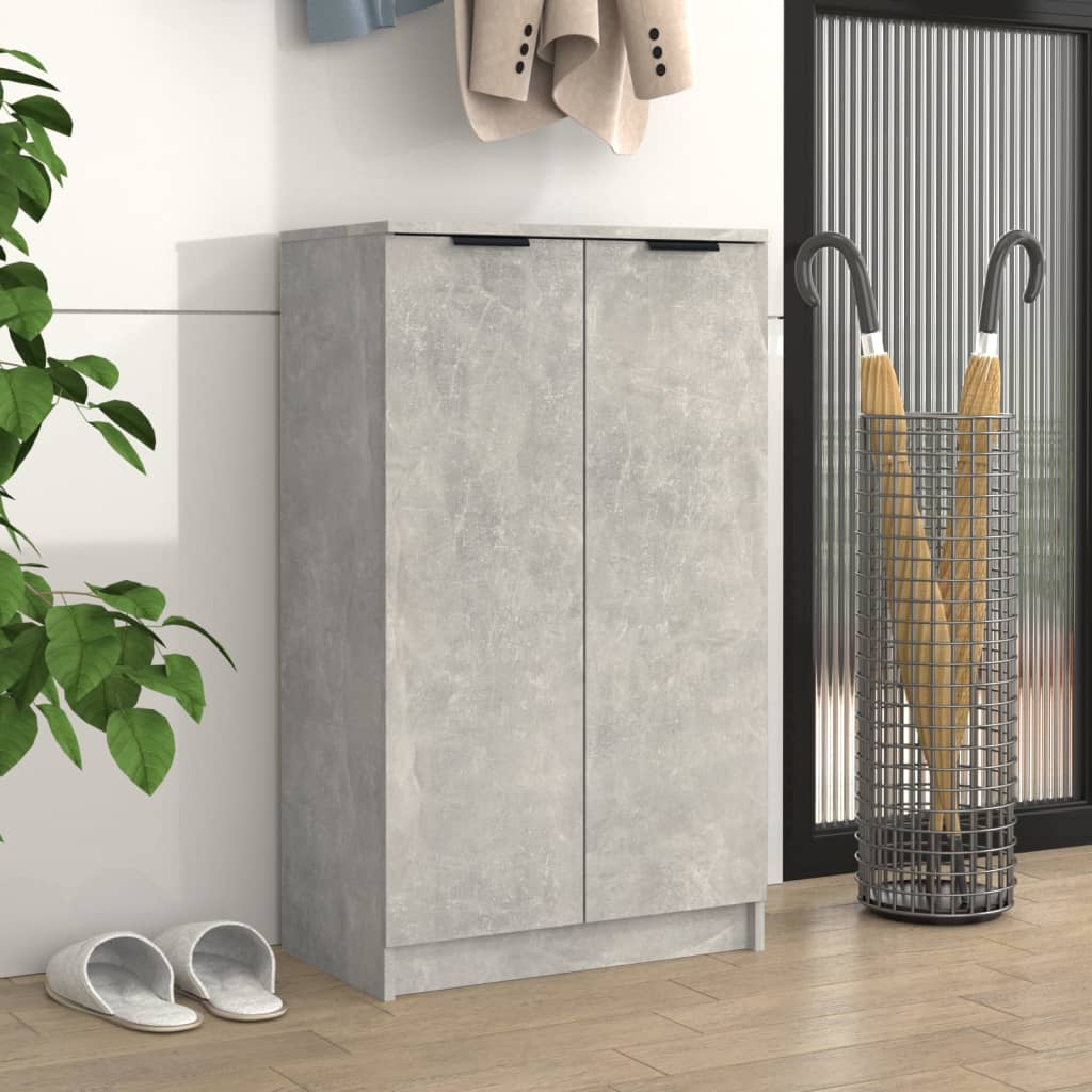 VidaXL shoe cabinet 59x35x100 cm Processed wood concrete price