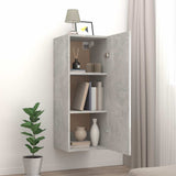Vidaxl wandkast 34,5x34x90 cm bewerkt hout betongrijs