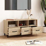 Vidaxl tv-meubel 102x35x50 cm bewerkt hout sonoma eikenkleurig