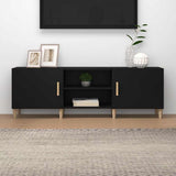 Vidaxl tv-meubel 150x30x50 cm bewerkt hout zwart