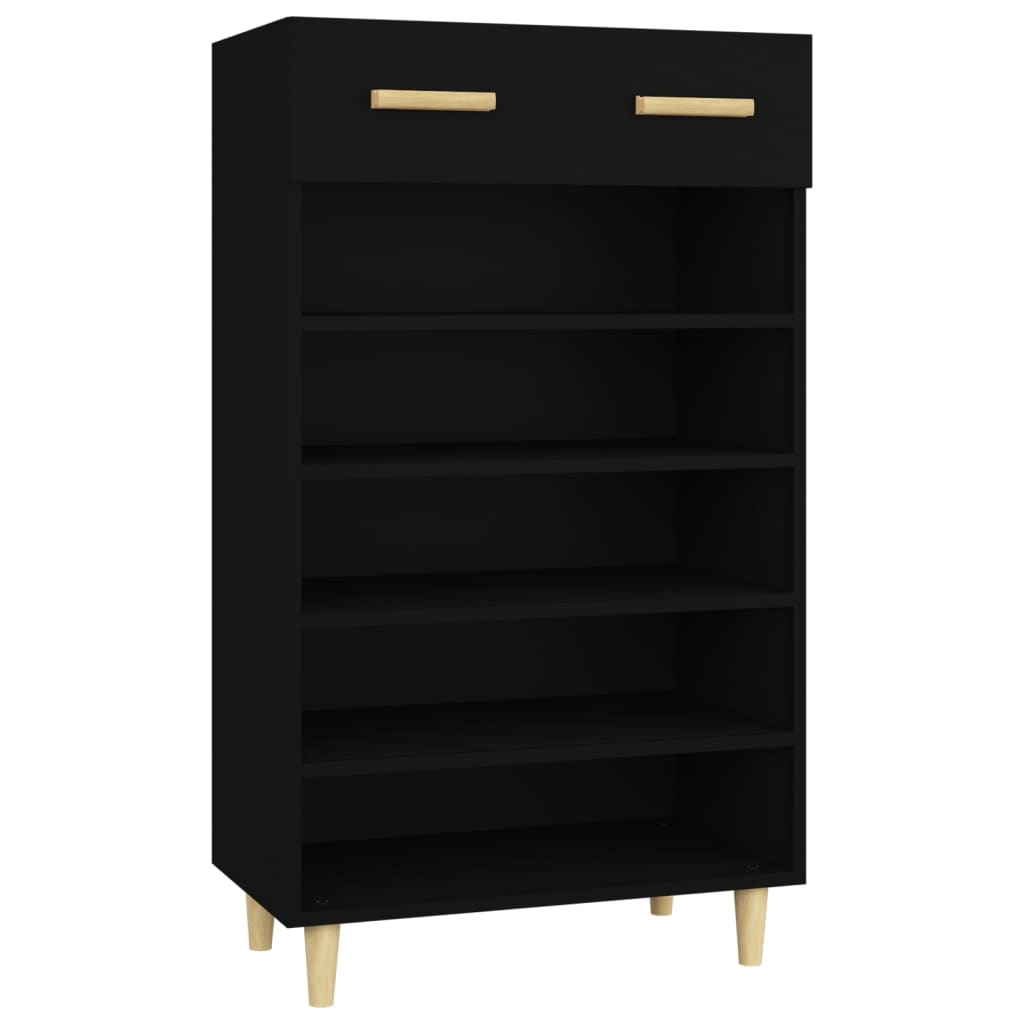 Armoire à chaussures Vidaxl 60x35x105 cm Bois de bois de propriété