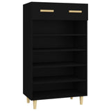 Armoire à chaussures Vidaxl 60x35x105 cm Bois de bois de propriété