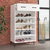 Armoire à chaussures Vidaxl 60x35x105 cm Bois de bois de propriété