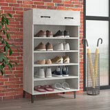 Armoire à chaussures Vidaxl 60x35x105 cm Prix en béton en bois édité