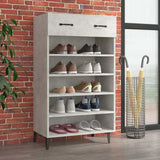 Armoire à chaussures Vidaxl 60x35x105 cm Prix en béton en bois édité