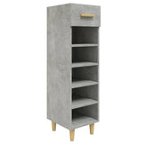 Armoire à chaussures Vidaxl 30x35x105 cm Prix en béton en bois édité