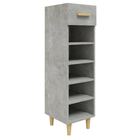 Armoire à chaussures Vidaxl 30x35x105 cm Prix en béton en bois édité