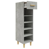Armoire à chaussures Vidaxl 30x35x105 cm Prix en béton en bois édité