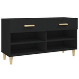 Armoire à chaussures Vidaxl 102x35x55 cm Bois de bois propriété