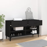 Armoire à chaussures Vidaxl 102x35x55 cm Bois de bois propriété