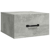 Vidaxl nachtkastje wandgemonteerd 35x35x20 cm betongrijs