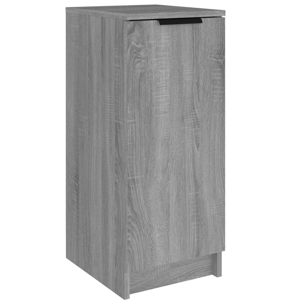 Armoire à chaussures Vidaxl 30x35x70 cm en bois de bois de bois de chêne Gris sonoma