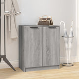 Vidaxl Shoe Cabinet 59x35x70 cm Property Wood Grey Sonoma Oak Farvet