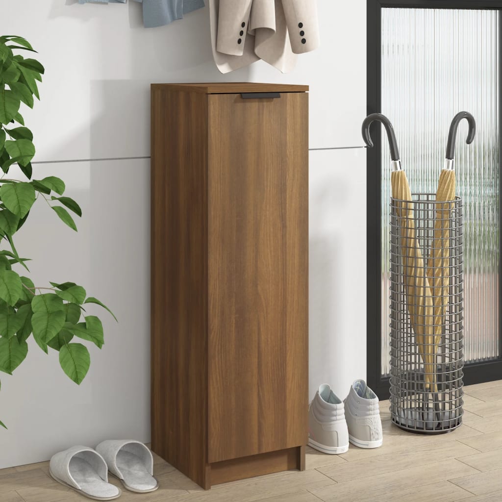 VidaXL shoe cabinet 30x35x100 cm Properted wood brown oak color