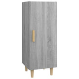 Vidaxl dressoir 34,5x34x90 cm bewerkt hout grijs sonoma eikenkleurig