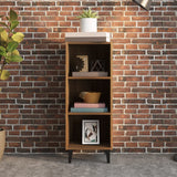 Vidaxl dressoir 34,5x32,5x90 cm bewerkt hout bruin eikenkleur