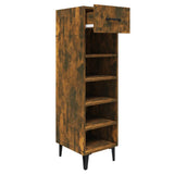 Vidaxl Schong Cabinet 30x35x105 cm expertéiert Holz gefëmmt OK faarweg