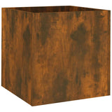 Vidaxl Planteur Big 40x40x40 cm Produit en bois fumé de chêne fumé coloré