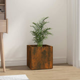 Vidaxl Planteur Big 40x40x40 cm Produit en bois fumé de chêne fumé coloré