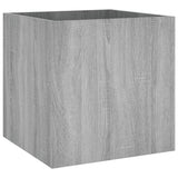 Vidaxl Planteur Big 40x40x40 cm Processus en bois Grey Sonoma Oak