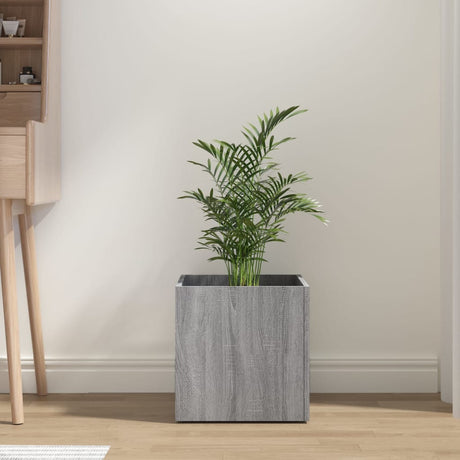 Vidaxl Planteur Big 40x40x40 cm Processus en bois Grey Sonoma Oak