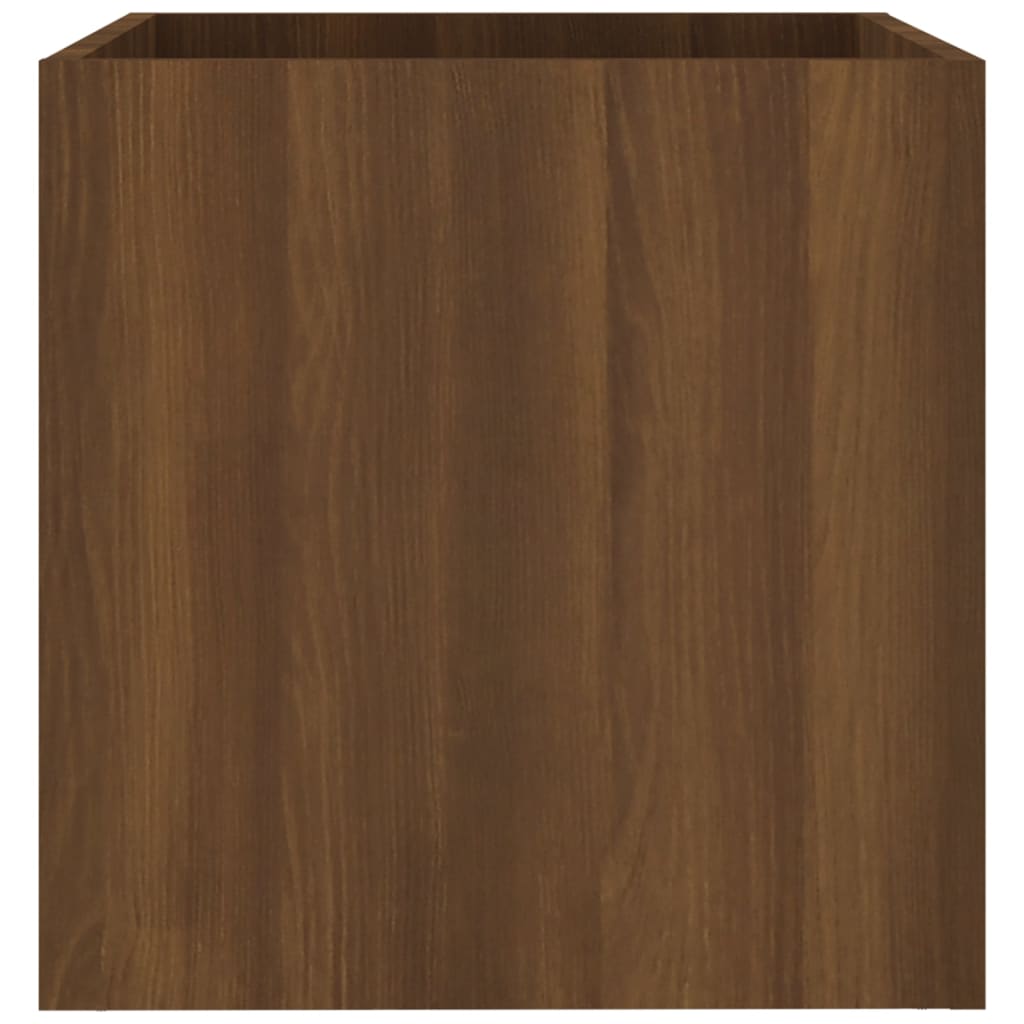 Vidaxl -Pflanzer Big 40x40x40 cm verarbeitetes Holz Browniken