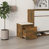 Boîte de rangement Vidaxl avec tiroir 40,5x40x40 cm en bois de bois de bois de bois
