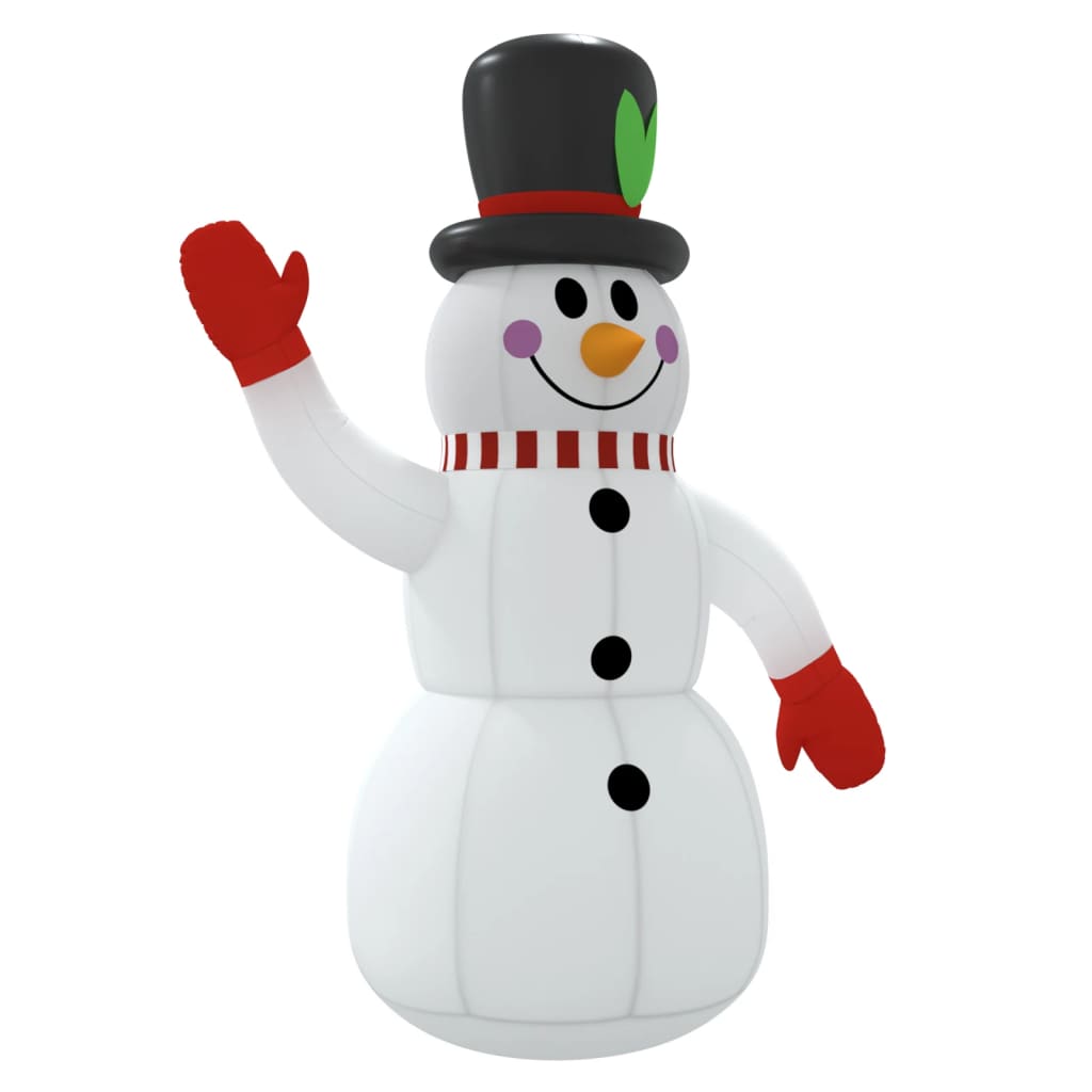 Vidaxl Snowman gonfiabile con LED 120 cm