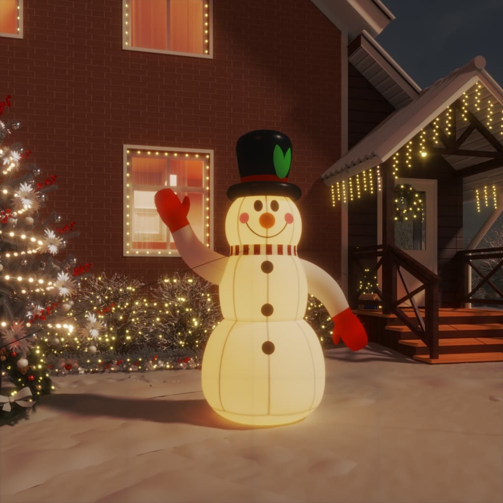 Vidaxl Snowman gonflable avec des LED 120 cm