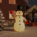 Vidaxl Snowman infatable mat LEDS 225 cm