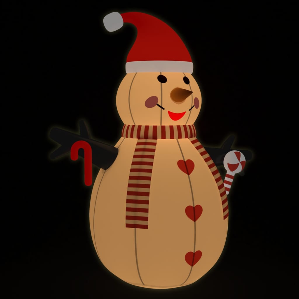 Vidaxl Snowman gonflable avec des LED 250 cm