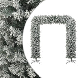 Arc de Noël Vidaxl avec des flocons de neige 240 cm