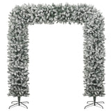 Arc de Noël Vidaxl avec des flocons de neige 240 cm