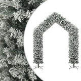 Arc de Noël Vidaxl avec des flocons de neige 270 cm